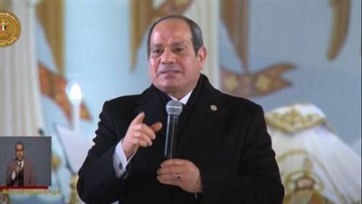 الرئيس السيسي من كاتدرائية ميلاد المسيح: نأخذ بكل الأسباب لحماية بلادنا