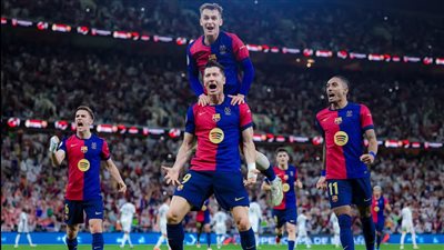 برباعية.. برشلونة يقسو على ريال مدريد في الشوط الأول من نهائي السوبر الإسباني