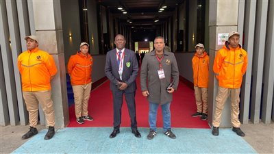 رجال الأمن يضعون حصنًا من الأمان لمباراة الزمالك وإنيمبا في الكونفدرالية