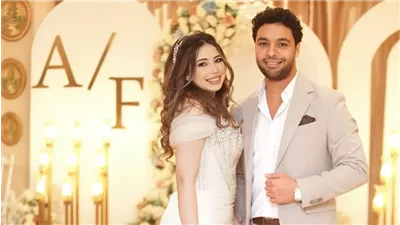 المطرب أحمد جمال يحتفل بخطوبته على فرح الموجي