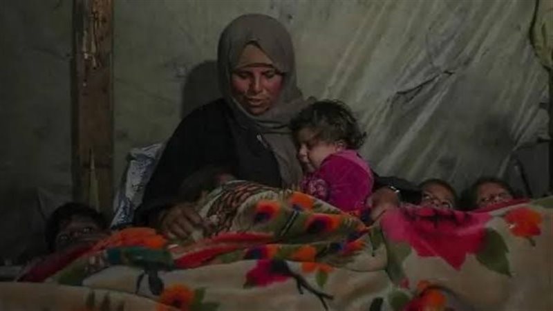 البرد في غزة