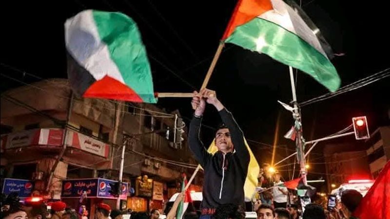 فرحة الفلسطينيين