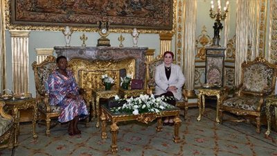 السيدة انتصار السيسي تستقبل قرينة رئيس كينيا وتؤكد: فرصة لتوطيد أواصر الصداقة