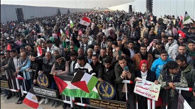 برلمانية: احتشاد المصريين أمام معبر رفح يدعم موقف مصر الرافض للتهجير