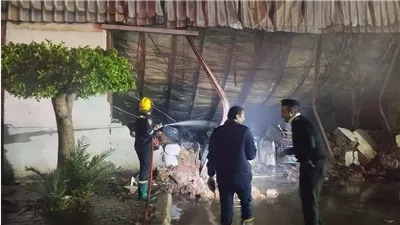 محافظ الغربية يشكل لجنة لحصر خسائر حريق مخزن أجهزة كهربائية ومعرفة أسبابه