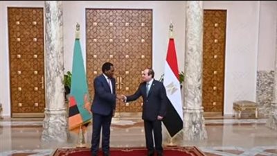 الرئيس السيسي يؤكد استعداد مصر لنقل خبراتها التنموية وكل أشكال الدعم لزامبيا