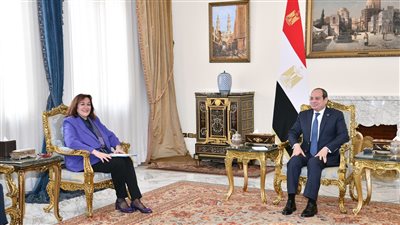 الرئيس السيسي يستقبل مفوضة الاتحاد الأوروبى لشؤون المتوسط