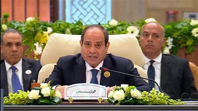 الرئيس السيسي: العدوان على غزة خلف وصمة عار فى تاريخ البشرية