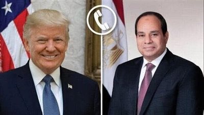 الرئيس السيسي يتلقى إتصالًا هاتفيًا من نظيره الأمريكي