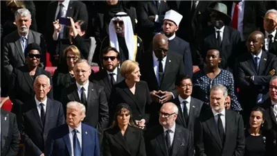 جانب من جنازة البابا فرنسيس 