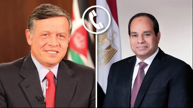 السيسي وملك الأردن