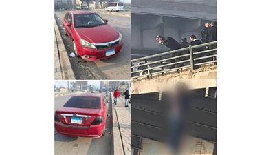 جثة معلقة من الرقبة بسور حديدي على النيل فوق كوبري المظلات وسيارة حمراء بجوارها..الأمن يكثف جهوده لكشف غموض الواقعة وحل اللغز 