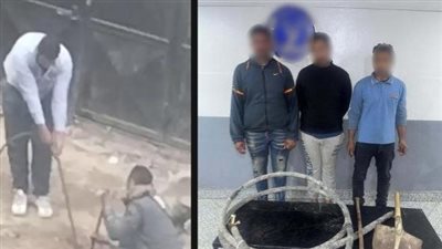 القبض على لصوص كابلات الكهرباء في بورسعيد