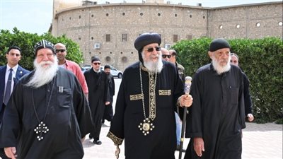 البابا تواضروس يزور دير أبو مقار