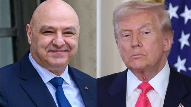 الرئيس اللبناني جوزيف عون ونظيره الأمريكي دونالد ترامب