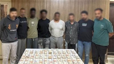 ضبط 8 أشخاص لقيامهم بسرقة مبلغ مالى من سائق بأسلوب إنتحال الصفة بالجيزة