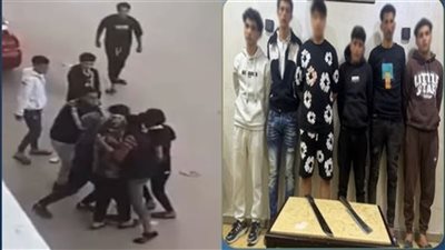  ضبط 6 أشخاص طرفي مشاجرة الأسلحة البيضاء بالبرلس