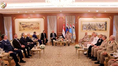 الفريق أشرف سالم زاهر يلتقى نائب رئيس مجلس الوزراء وزير دفاع البوسنة والهرسك