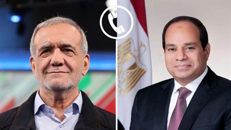 الرئيس السيسي والرئيس الإيراني