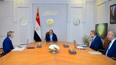 تفاصيل اجتماع الرئيس السيسى مع رئيسي هيئة القناة وشركة ترسانة جنوب البحر الأحمر