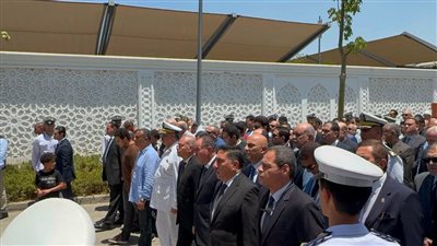 تشييع جنازة اللواء الدكتور محمد الشربينى بمسجد الشرطة.. صور
