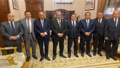 رئيس محكمة استئناف القاهرة يستقبل عددًا من كبار رجال الدولة  