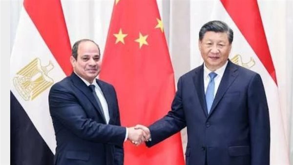 الرئيسان عبد الفتاح السيسى وشي جين بينج