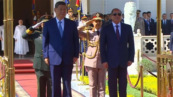 السيد الرئيس عبد الفتاح السيسي ونظيره الصينى شي جينبينج 